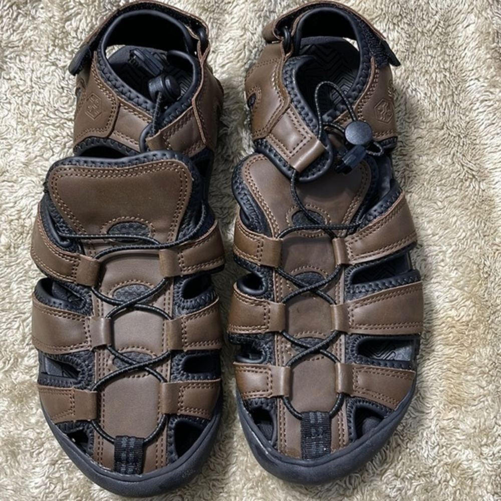 Khombu Men's Travis Active Sandal 8M‎ Brown